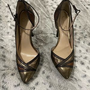 Jessica Simpson Metallic Color Block